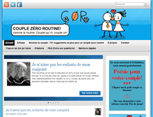 Tablet Screenshot of couple-zero-routine.com